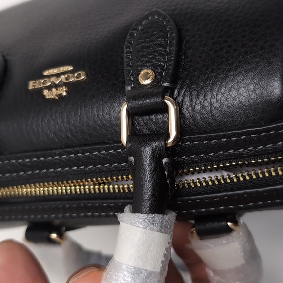 Coach CW332 Mini Rowan Crossbody Bag W/Leopard Print Gold/Leopard Multi-Last one - Picture 13 of 16